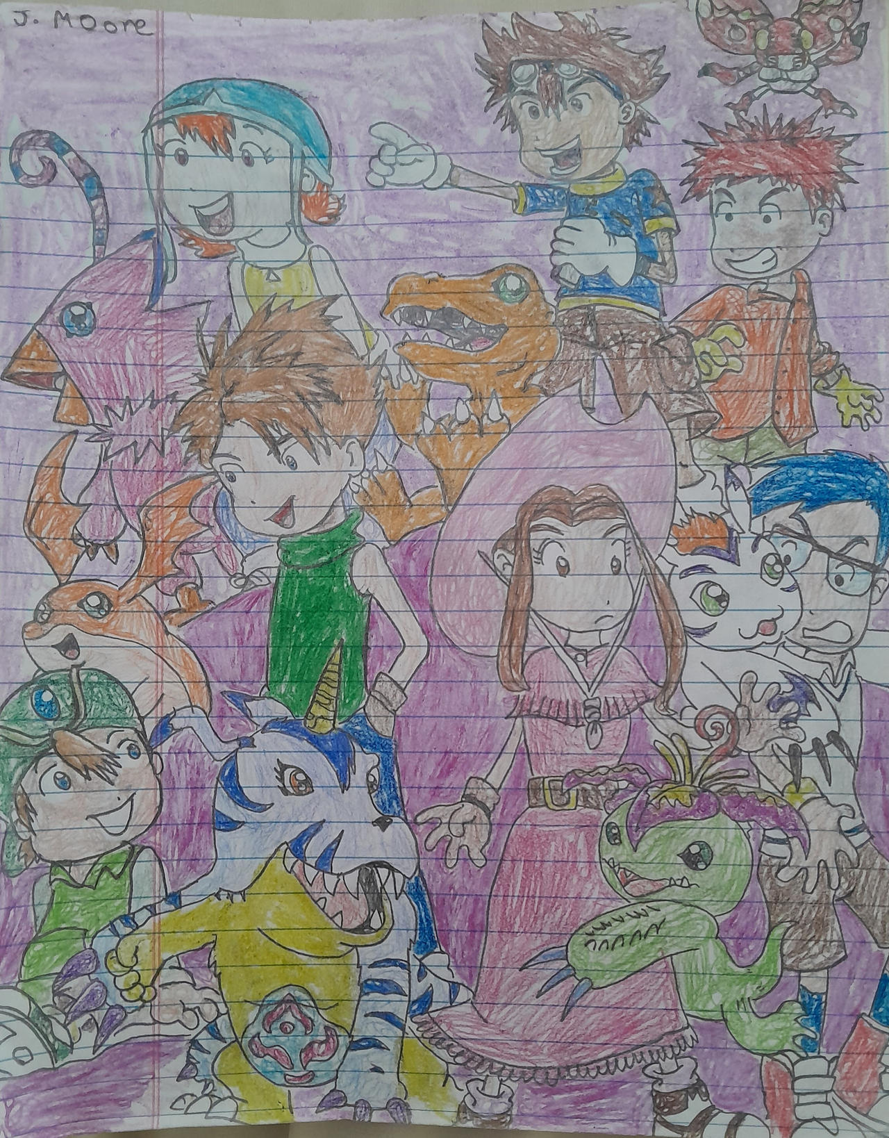 Deviantart Reference Digimon Digimon Adventure 25th Anniversary by Javon2000 on DeviantArt