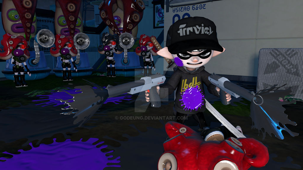 (SFM / Splatoon ) Attack to Octarians by Godeung on DeviantArt
