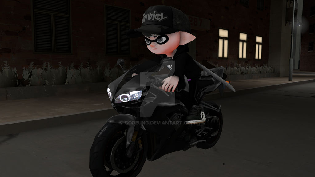 Splatoon 4k Cool Rider (SFM / Splatoon) K's Motocycle by Godeung on DeviantArt