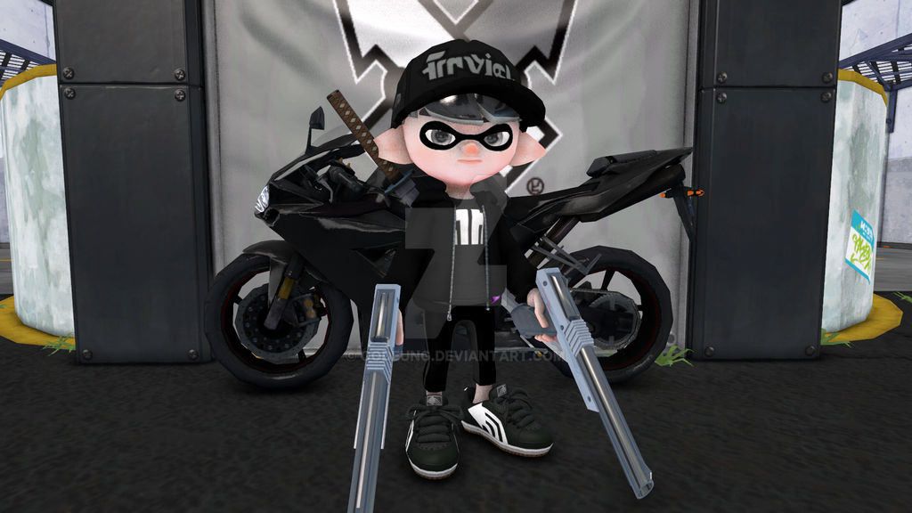 (SFM / Splatoon) Mysterious K Gray Inkling by Godeung on DeviantArt
