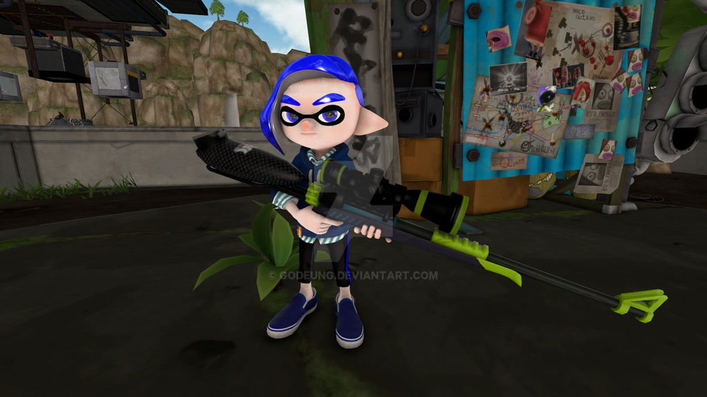 (SFM / Splatoon) Tony Blue Inkling by Godeung on DeviantArt