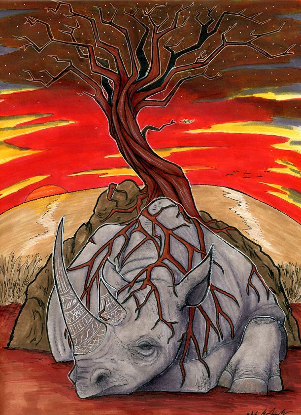 Death of the Western Black Rhino