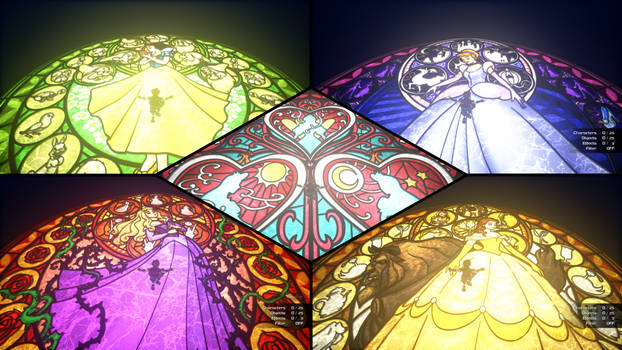 KH3 Stained Glass Princesses Mod