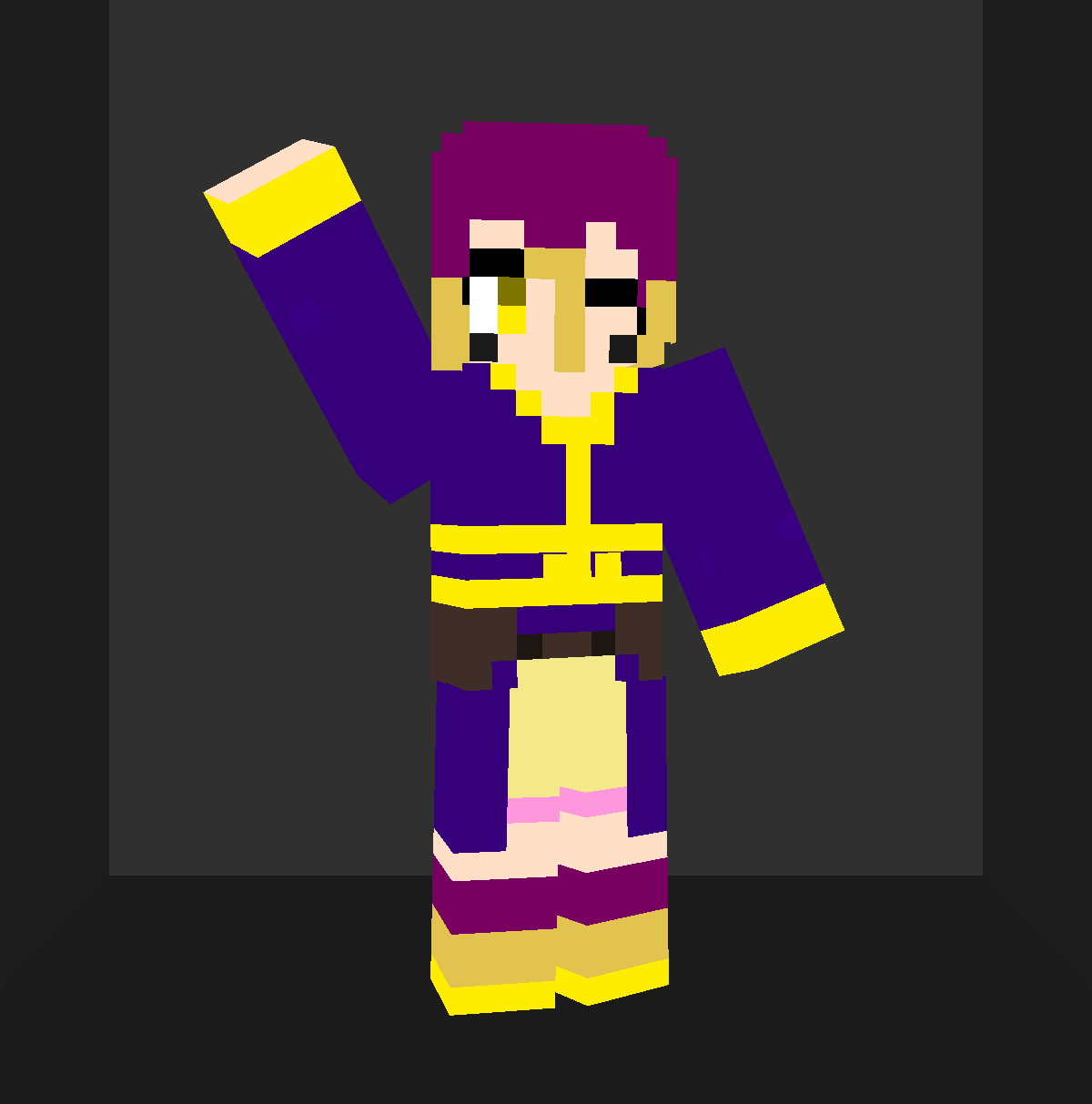 Minecraft Style - Yuki Mashino/Cuttlefish by TfCaleb on DeviantArt