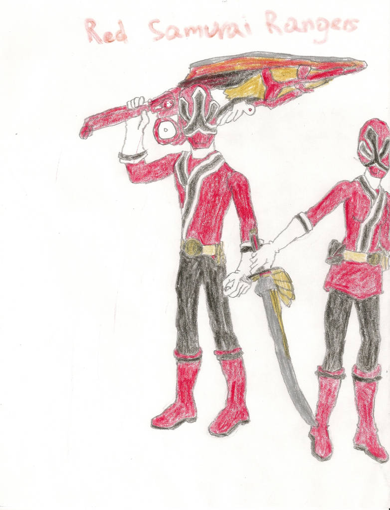 Red Samurai Rangers by PadmeSkywalker24 on DeviantArt