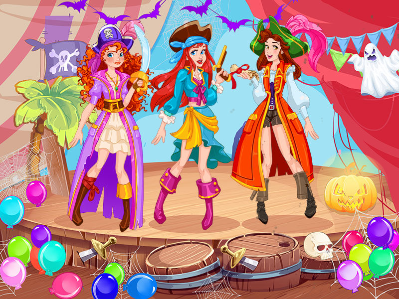 Disney Princesses as Pirates by PadmeSkywalker24 on DeviantArt
