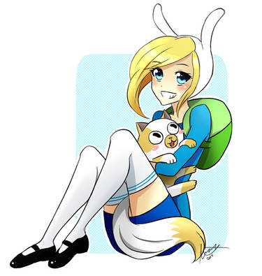 Fionna and Cake! by irving-zero on deviantART