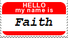 Faith Stamp by LittleMissCyclone