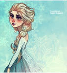 Frozen: the Snow Queen Elsa by ZARINAABZALILOVA
