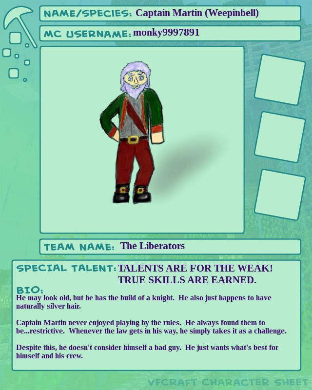 Minecraft Character Sheet by ArbitraryRenaissance on DeviantArt