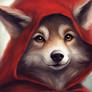 Little red riding wolf.