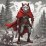 Little red riding wolf.