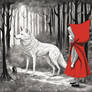 The wolf of little red riding hood