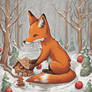 And the fox eat the Gingerbreadman in one bite.