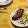 Steak Dinner.
