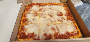 Pitchwood Pepperoni Pizza.