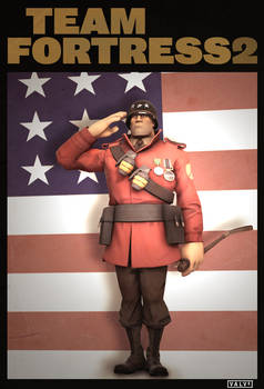 Team Fortress 2: Soldier Poster [Patton]