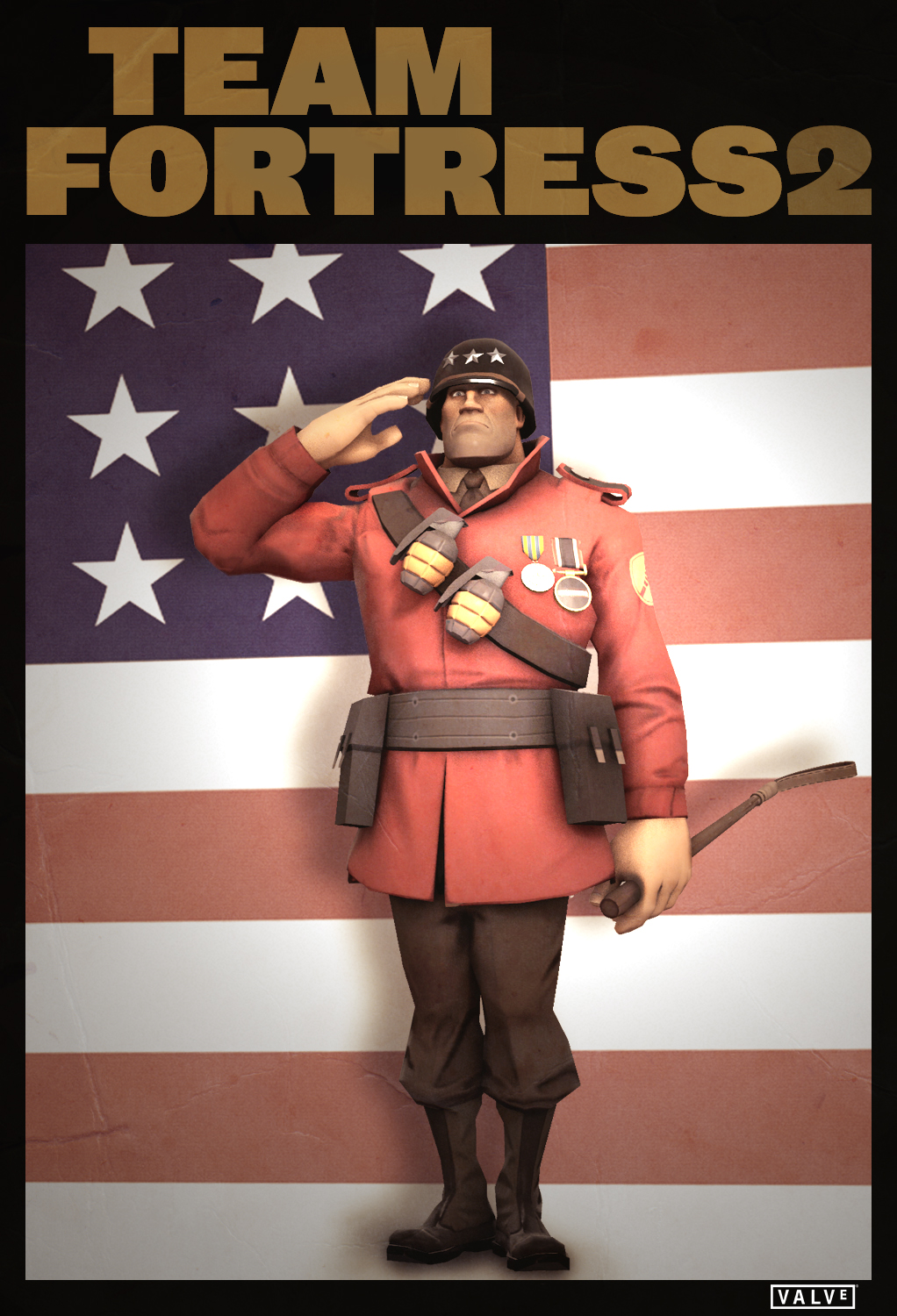 Team Fortress 2: Soldier Poster [Patton]