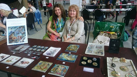 Moscow comic convetion, the authors alley