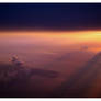 Sunrise from a plane