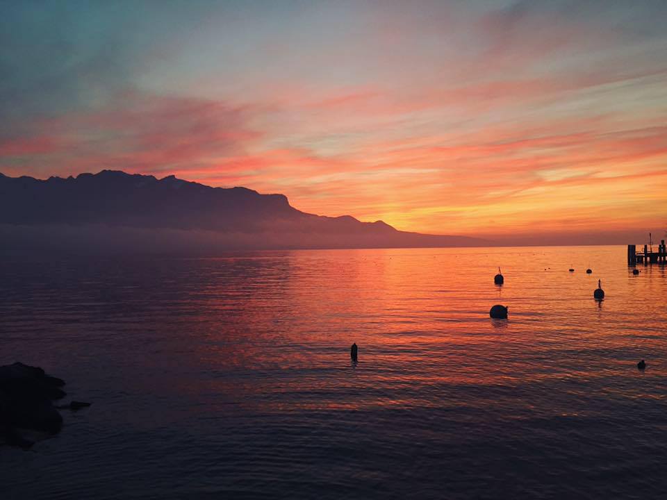 Sunset in Switzerland