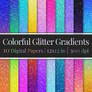 Colorful Glitter Gradients