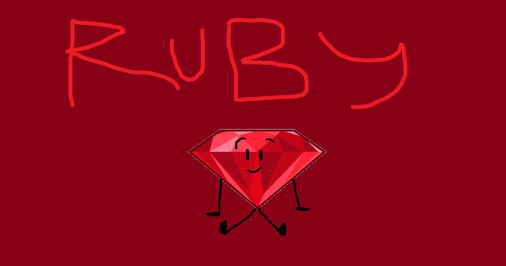 BFDI Month Day 25: Ruby by StarshineFlight-X2 on DeviantArt