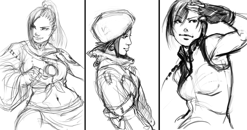 Charas sketches