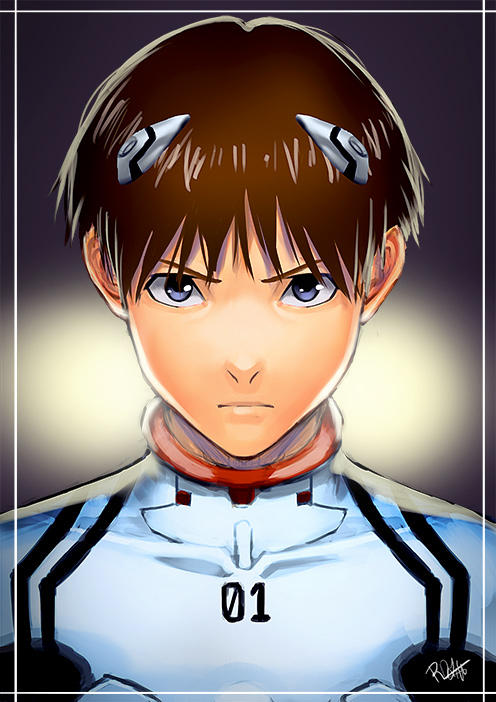 Shinji - Evangelion by kasai on DeviantArt