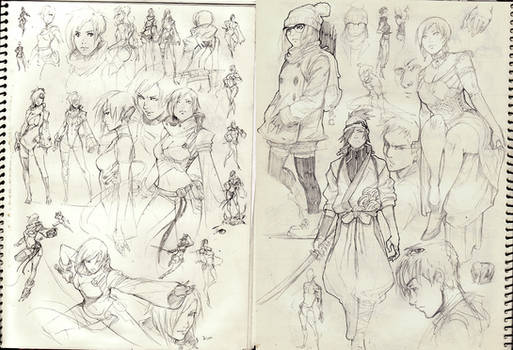 Anime Sketch from my Sketchbook by Joshipus on DeviantArt