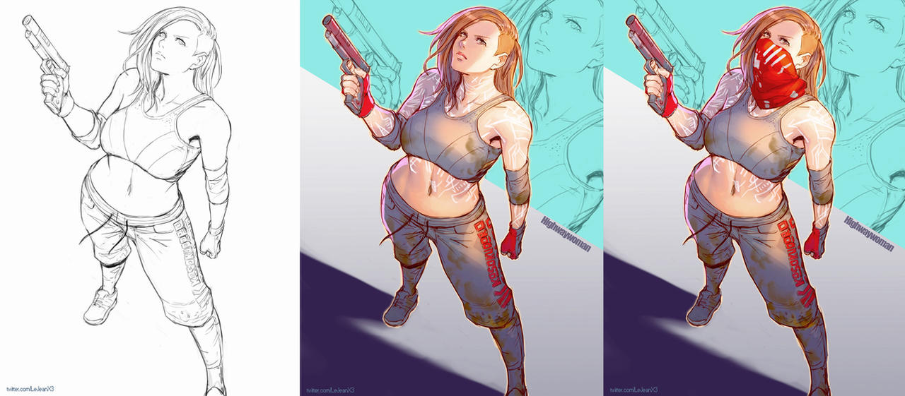 Commission - Highwaywoman by kasai