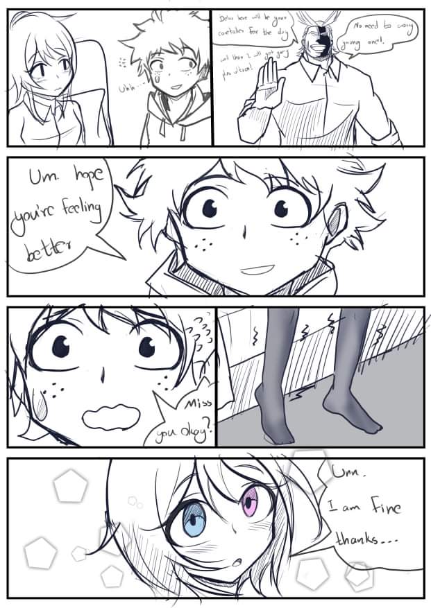 MHA fan comic page 5 daft by LuckyTheFoxSpirit on DeviantArt