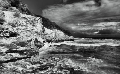 Port Campbell B/W