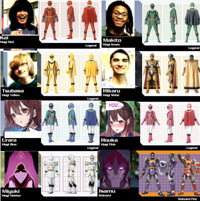My dream team Magiranger version by joeysilvano2002 on DeviantArt