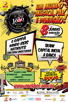 Joao Rock 2013 - Cartaz Conceito