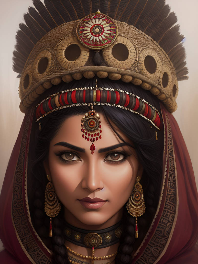 Indian girl by Beaustpall on DeviantArt