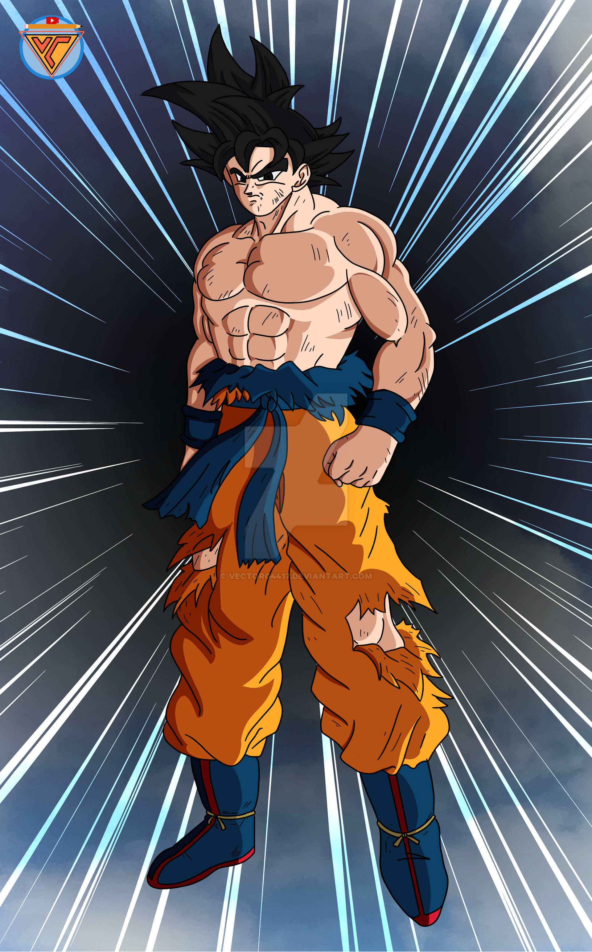Goku (Ultra Instinct Omen) by vectorG4417 on DeviantArt