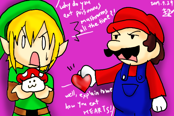 Mario and Link- How do you..?