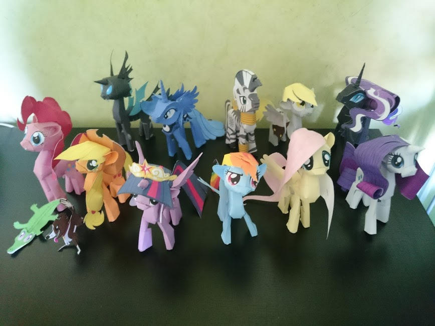 MLP Papercraft By Ninjaspirit7 On DeviantArt