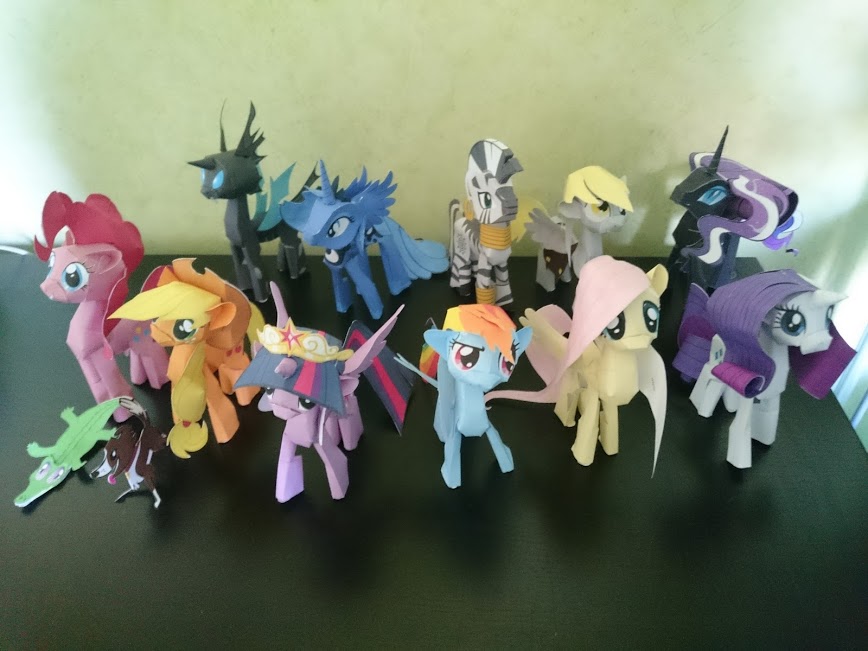 MLP Papercraft By Ninjaspirit7 On DeviantArt