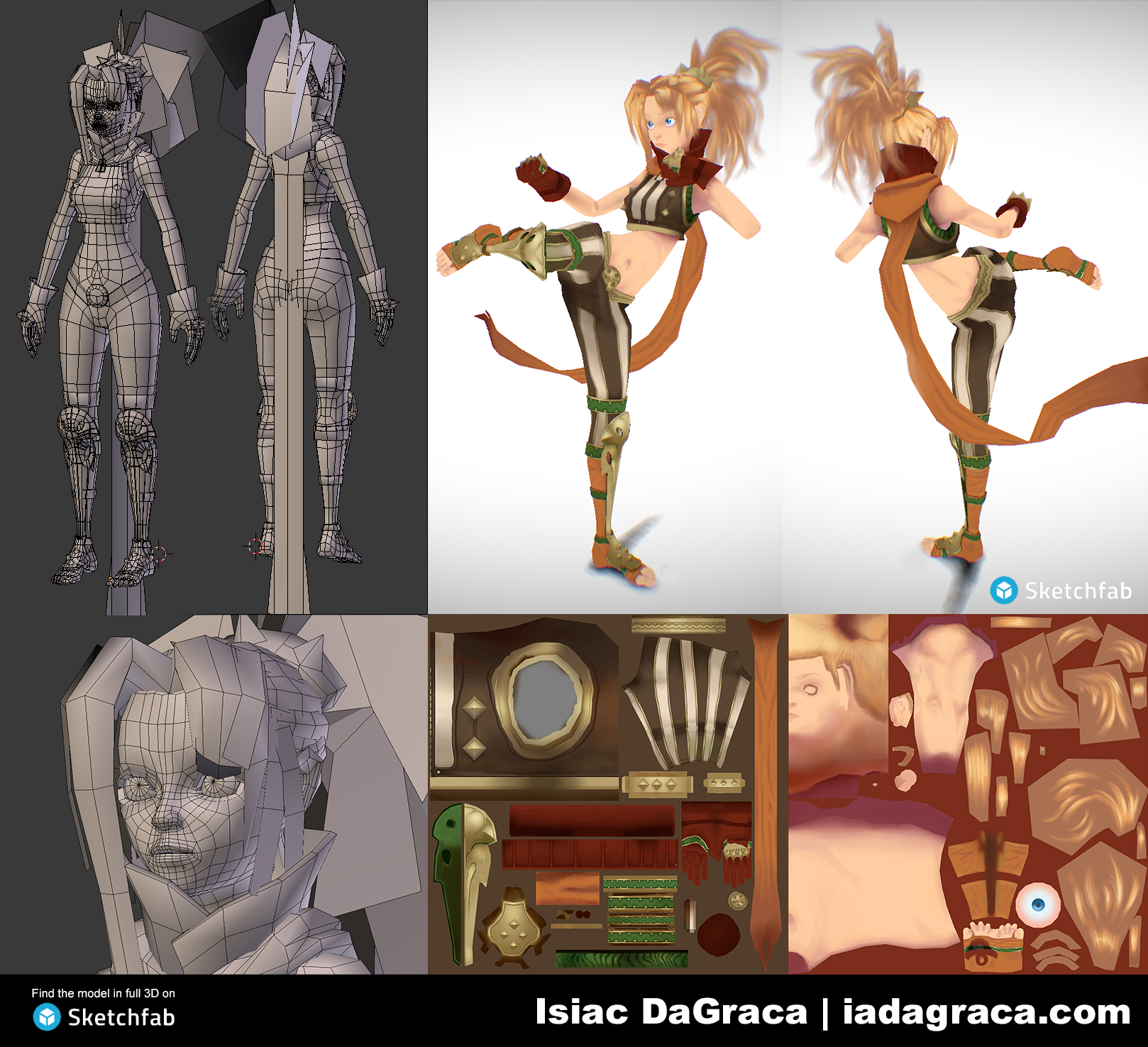 Martial Artist: Hand Painted Textures - Download by IsiacDaGraca