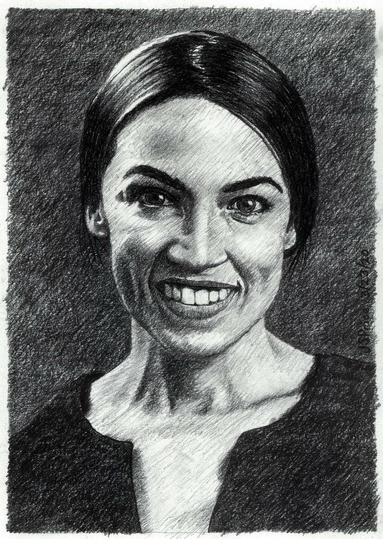 Alexandria Ocasio-Cortez 01 by Gilgamesh9149 on DeviantArt