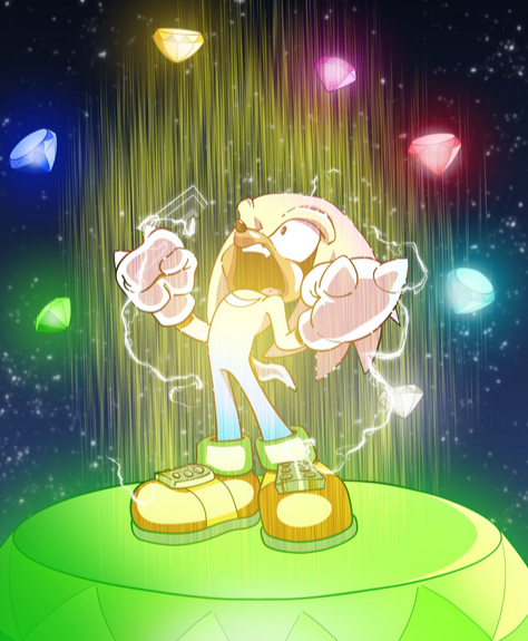 Hyper Knuckles Drawing Hyper Knuckles by Thatoneguywhoseesyou on DeviantArt