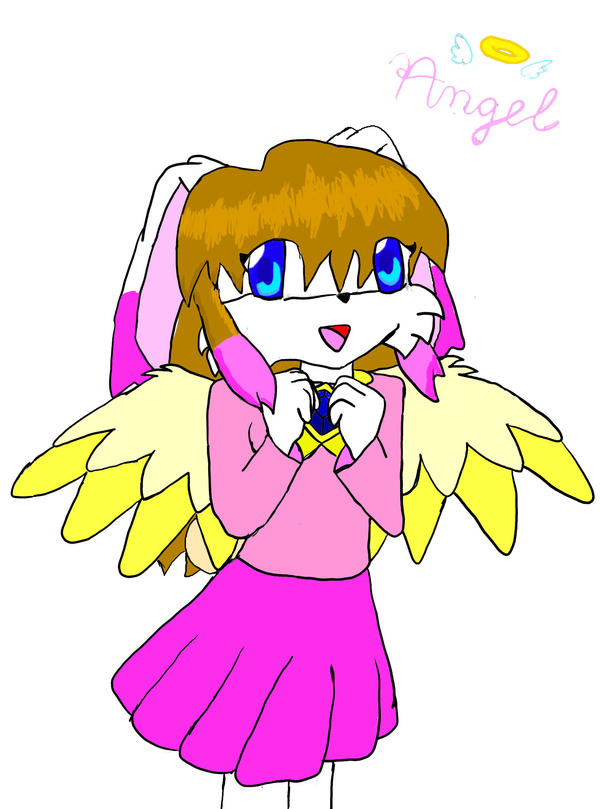 Angel the angelic rabbit by jirachirulez on DeviantArt