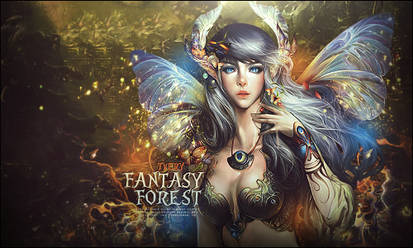 Fantasy forest fairy