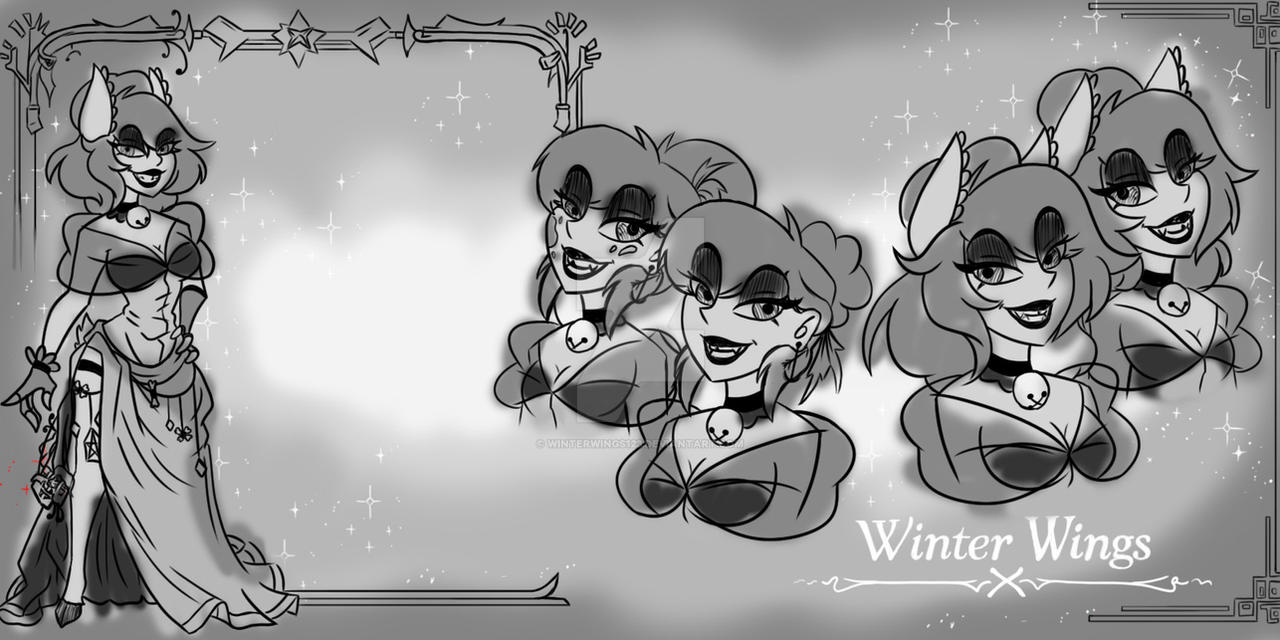 Winter Wings -DeviantArt Banner Sketch