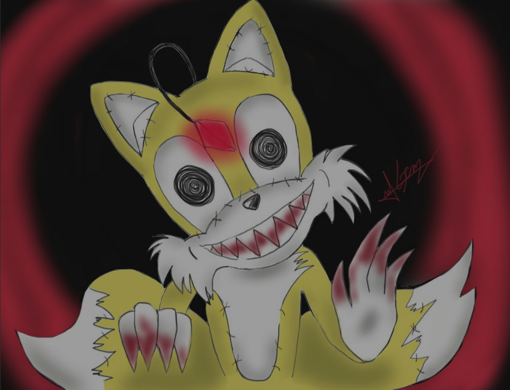 CREEPYPASTA - Sketch 2 - TAILS DOLL by ZaxsSouven on DeviantArt