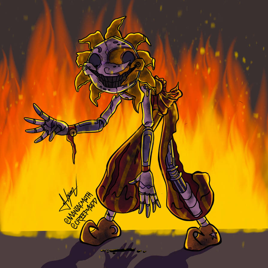 Sundrop after the fire by Creepyodd on DeviantArt
