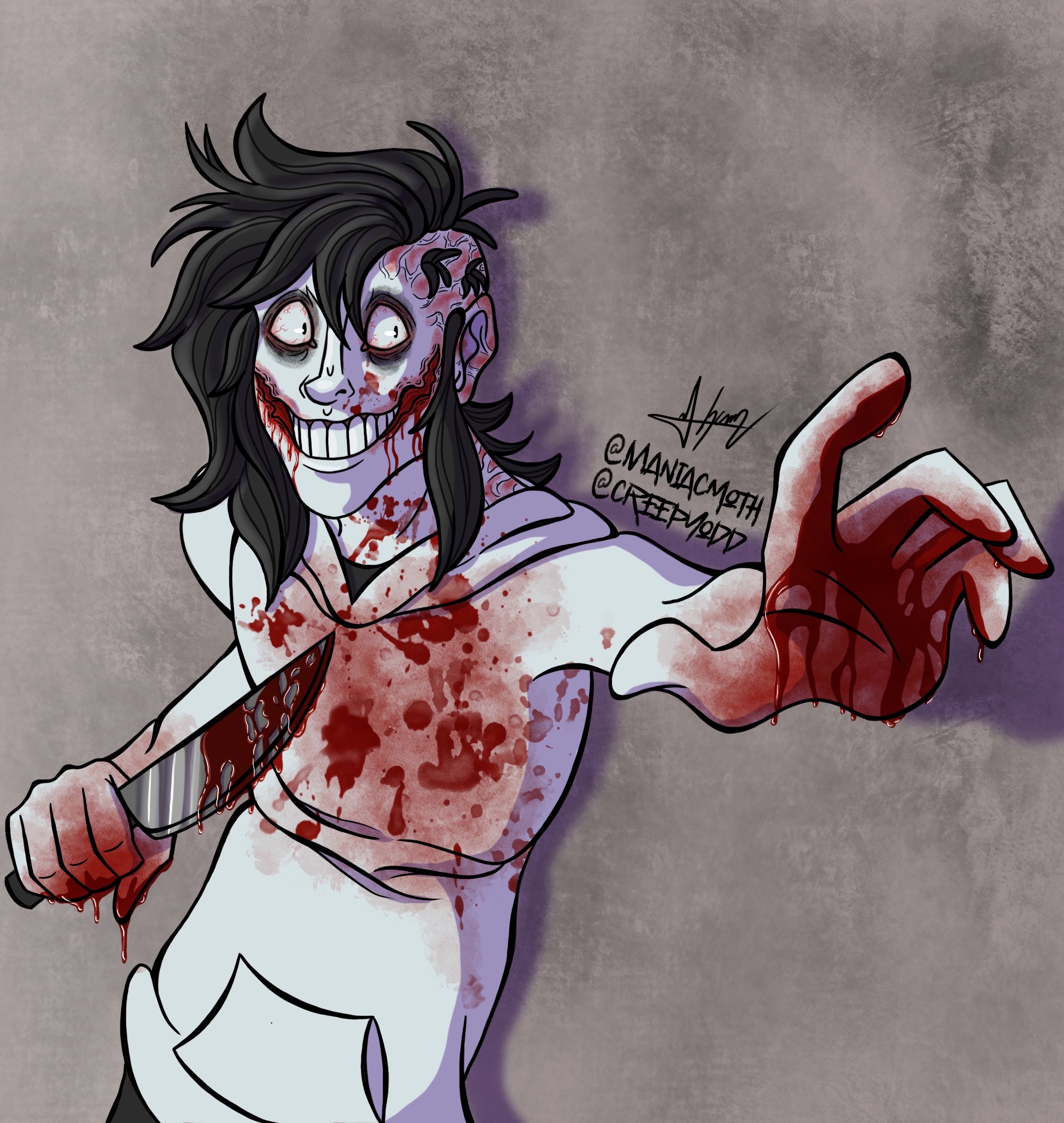 Jeff the Killer Creepypasta by NakimeDova on DeviantArt