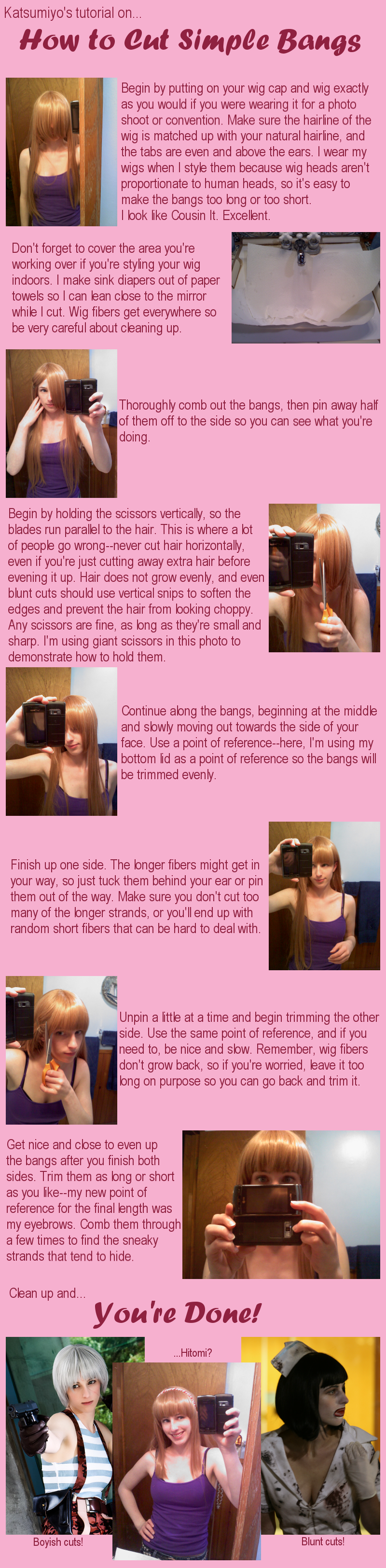 How to Cut Simple Bangs